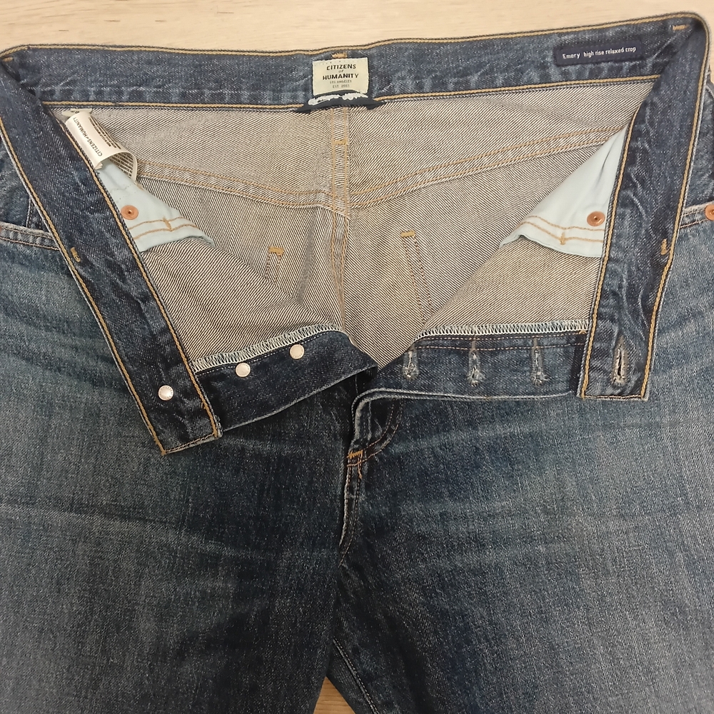 Citizens Of Humanity Woman's Indigo Relaxed Jeans